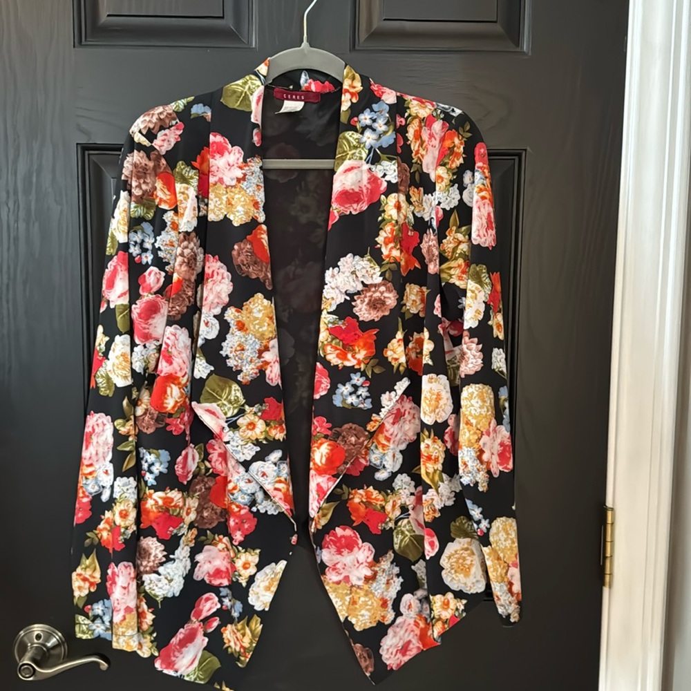 Chiffon blazer size L